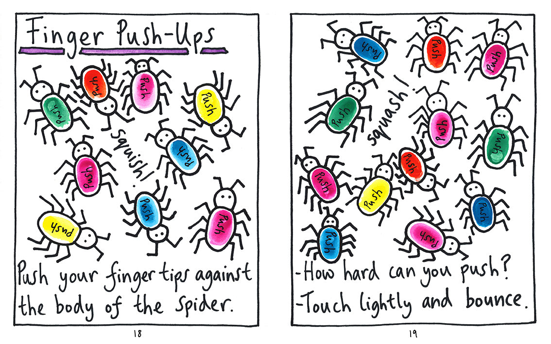 Fun for Fingers by Anna Bruder published by Graffeg Finger Push-Ups