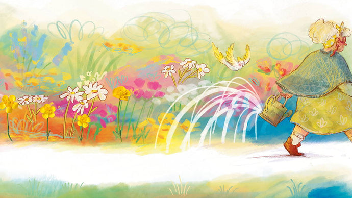 April News: Sustainability In Louise Royston-Smiths new children's book The Old Watering Can
