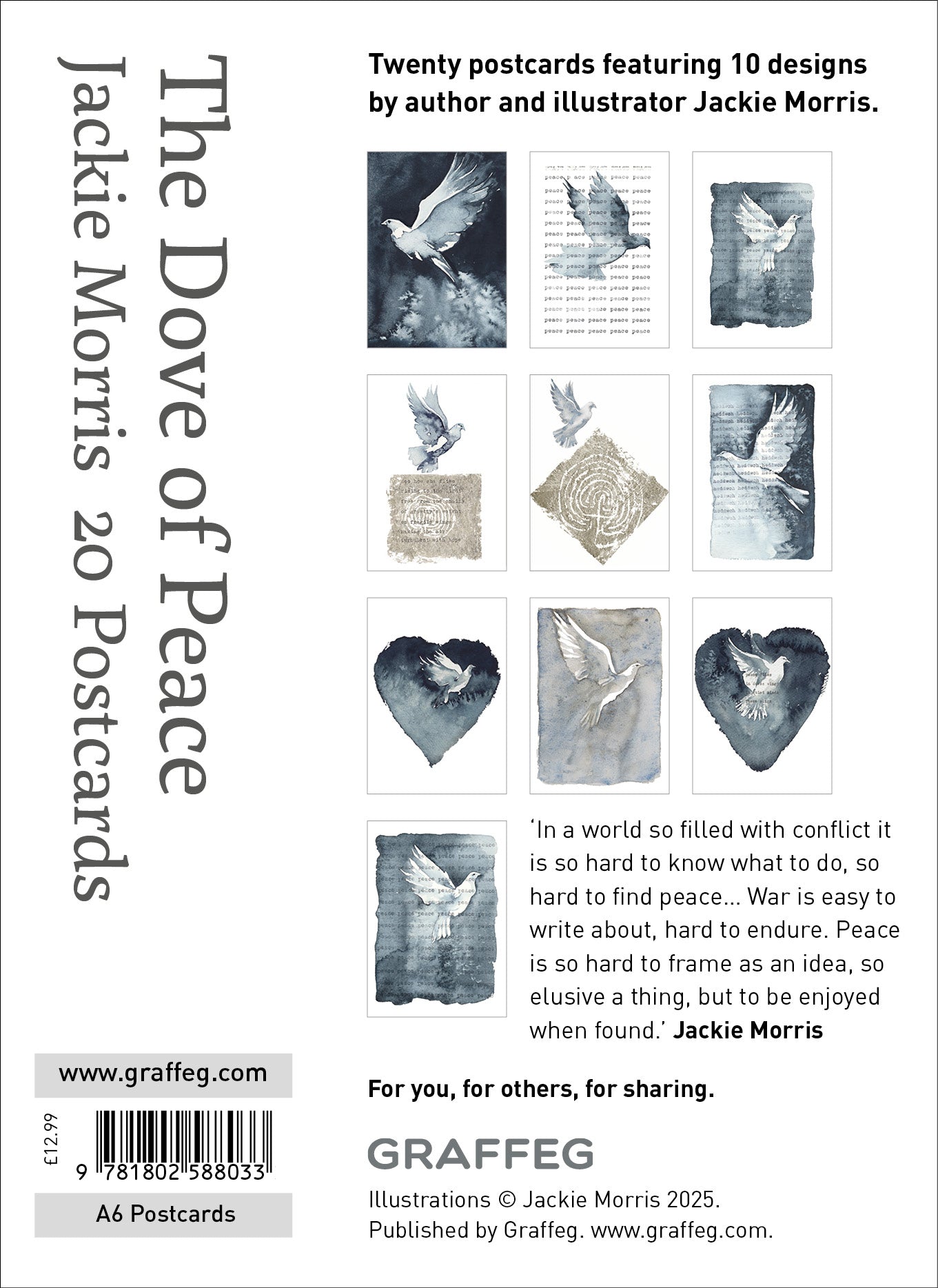 The Dove of Peace Postcard Pack