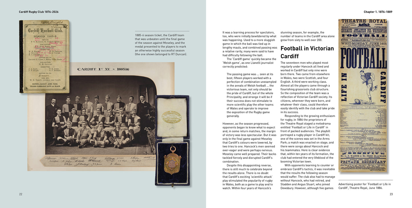 Cardiff Rugby Club  1876-2026, 150 Years