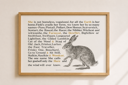 The Names of the Hare Poster