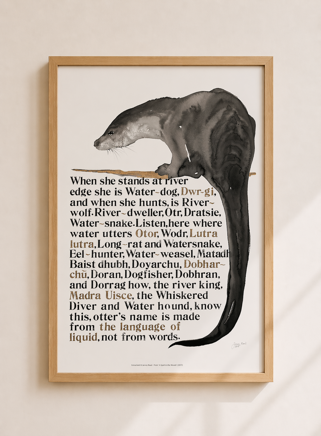 The Names of the Otter Poster