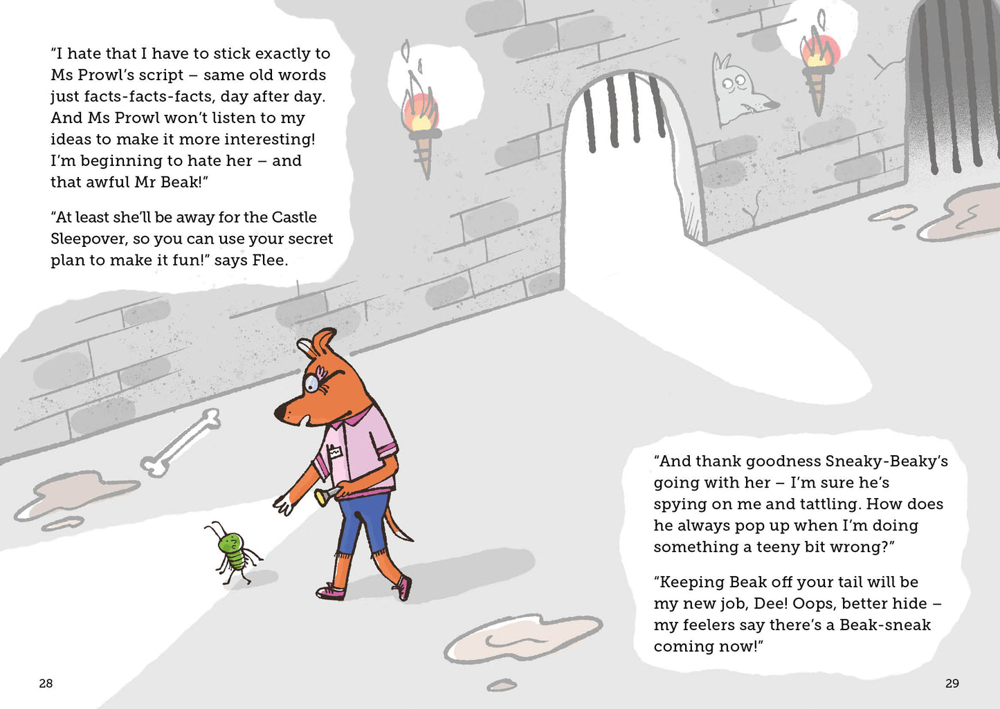 Dee and Flee at the Haunted Castle