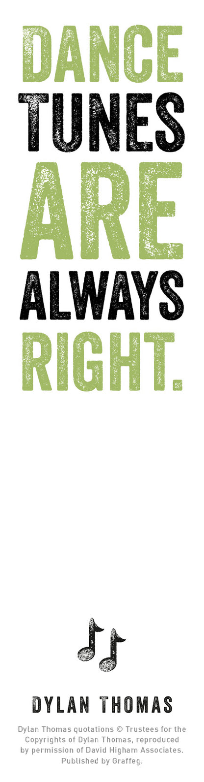 Dylan Thomas Bookmarks Pack 2