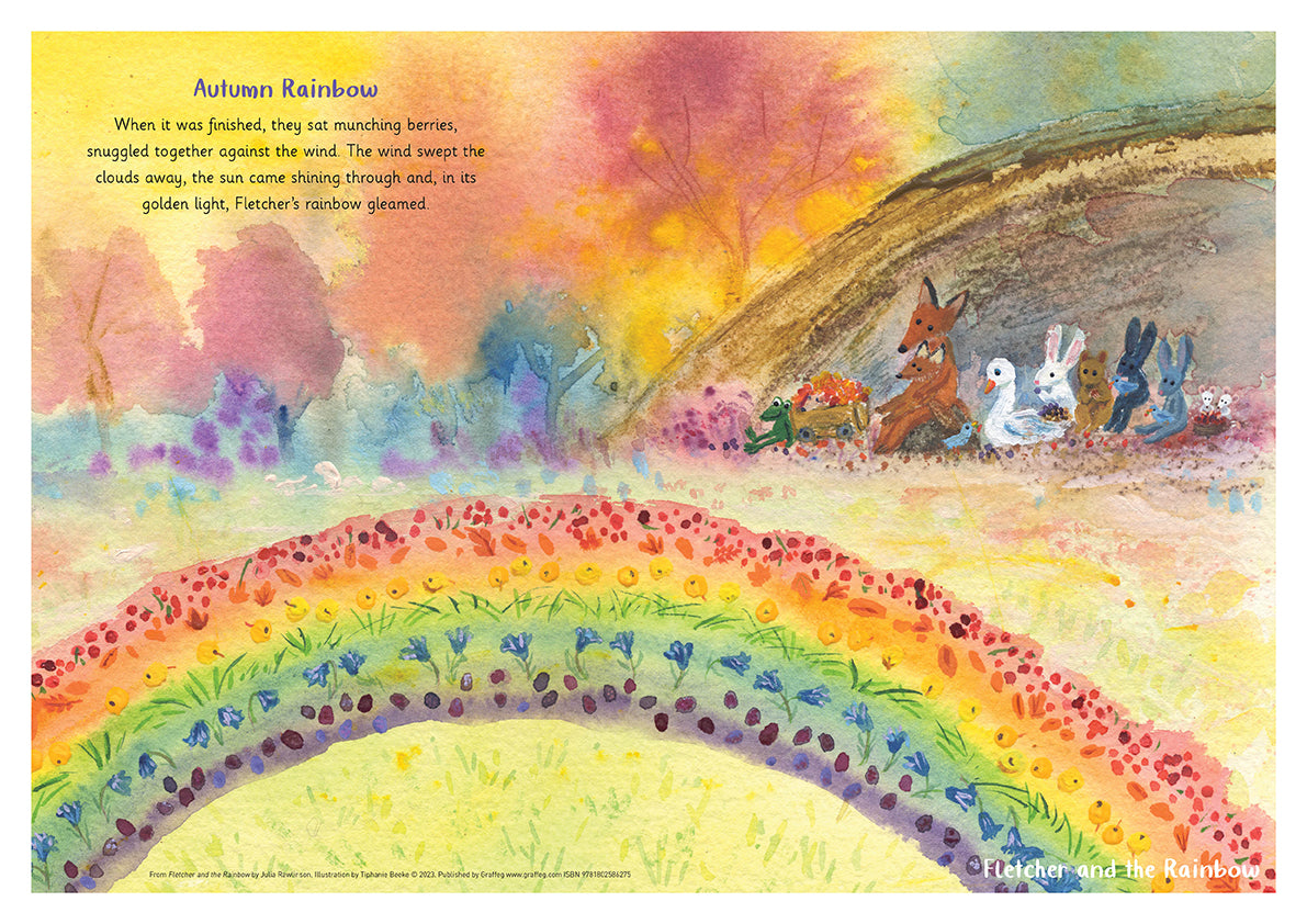 Autumn Rainbow – Fletcher and the Rainbow Poster