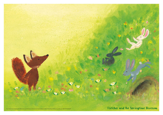 The Rabbits - Fletcher and the Springtime Blossom Poster