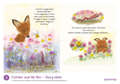 Fletcher and the Bee Story Walk Pack
