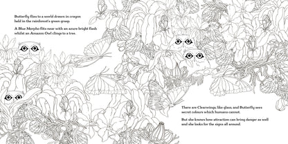 Fly, Butterfly, Fly! Colouring Book