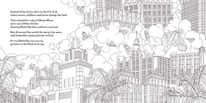 Fly, Butterfly, Fly! Colouring Book