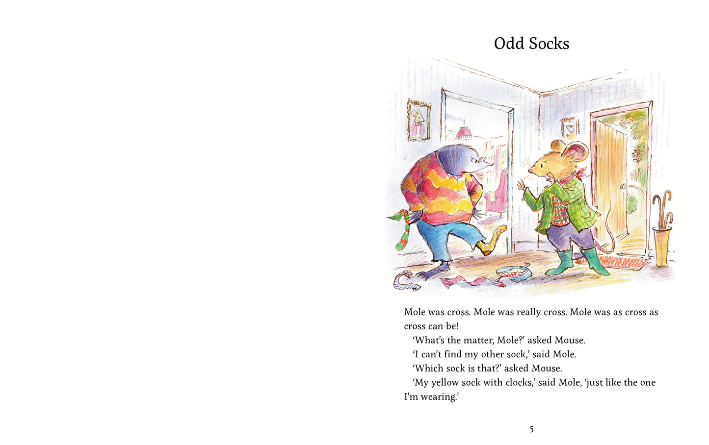 Mouse and Mole: Odd Socks