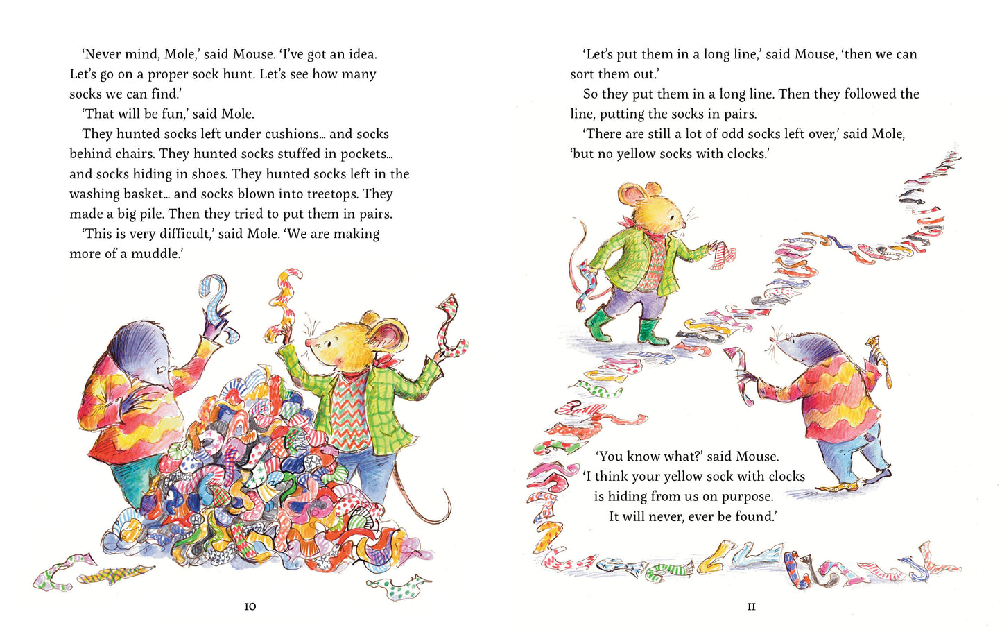 Mouse and Mole: Odd Socks