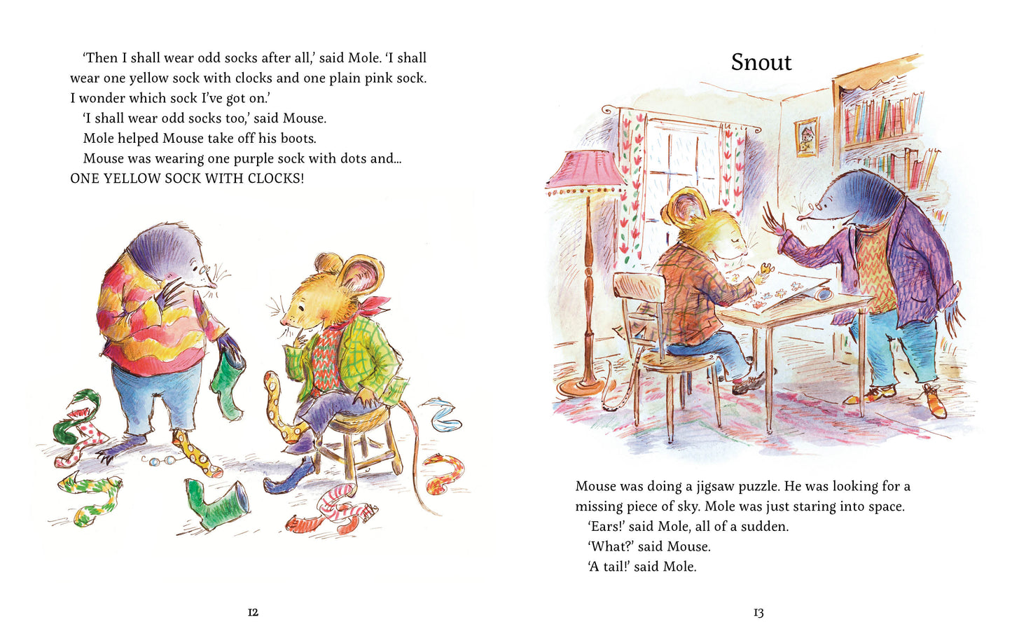 Mouse and Mole: Odd Socks