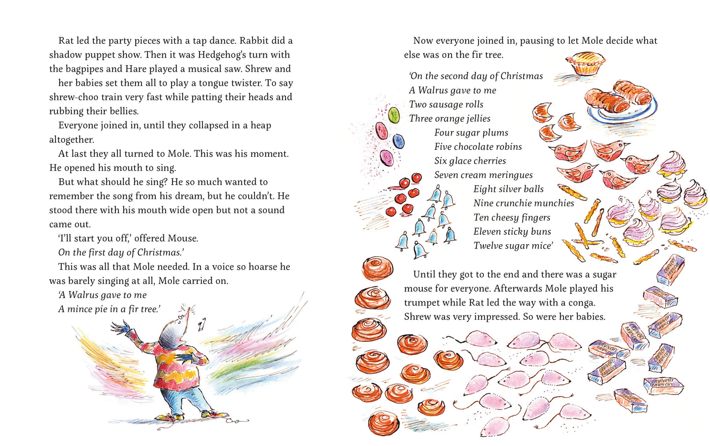 Mouse and Mole: Twelve Days of Christmas