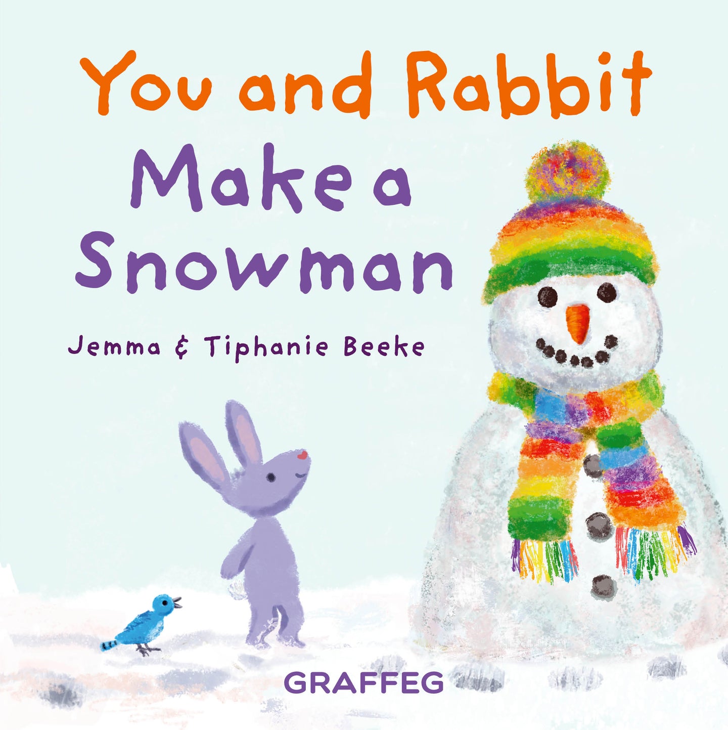 An interactive storybook for young
children, ‘You and Rabbit’ involves the
young reader responding directly with
actions set out on the page. Here, the
reader is joined by Rabbit who helps
them to build a snowman. Aimed at children aged 0-3 but perfect
for reading together with a relative or
older sibling.Beautiful watercolour illustrations by Tiphanie Beeke. Kids book about animals in nature with detailed features and thoughtful illustrations. Christmas time. Perfect board book for little ones to play with