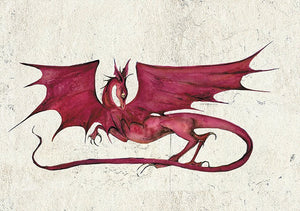 Robin Hobb Dragon Postcard Pack