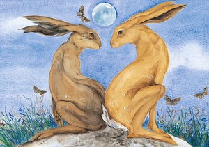 Hare and Fox Postcard Pack