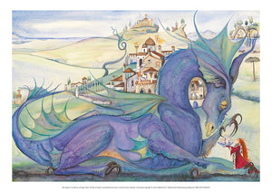 My Dragon is as Big as a Village - Jackie Morris Poster