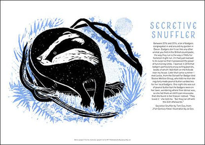 Secretive Snuffler - 21st Century Yokel Poster