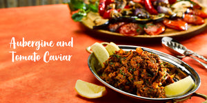 Vegan cookery book recipe book plant-based African Twist BAME in Wales Aubergine and Tomato Caviar