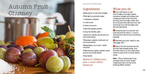 Autumn Recipes by Angela Gray Huw Jones published by Graffeg Angela Gray's Cookery School autumn fruit chutney