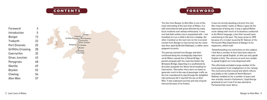 Lost Lines Bangor to Afon Wen - Lost Lines of Wales by Paul Lawton and David Southern, published by Graffeg