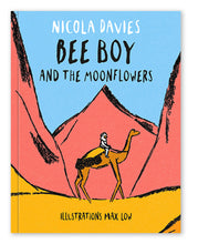 Load image into Gallery viewer, Bee Boy and the Moonflowers Nicola Davies Max Low published by Graffeg Shadows and Light Series
