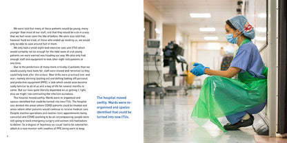 Behind the Mask - the NHS family and the fight with COVID-19 by Glenn Dene Dr Ami Jones pubilshed by Graffeg