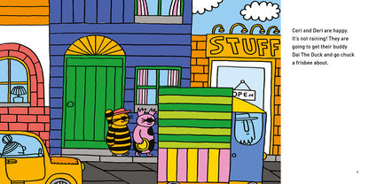 Ceri and Deri The Very Smelly Telly Show Max Low published by Graffeg