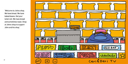 Ceri and Deri The Very Smelly Telly Show Max Low published by Graffeg