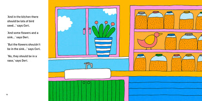 Ceri and Deri Build a Birdhouse Max Low published by Graffeg