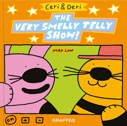 Ceri and Deri The Very Smelly Telly Show Max Low published by Graffeg