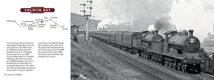 Lost Lines of Wales Chester to Holyhead by Tom Ferris, published by Graffeg. Colwyn Bay