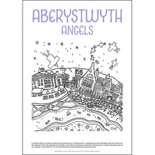 Load image into Gallery viewer, Aberystwyth Angels - Helen Elliott Colouring Poster

