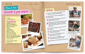Cooks and Kids published by Graffeg Chocolate Pear Surprise
