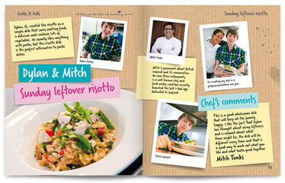 Cooks and Kids published by Graffeg Sunday leftover risotto