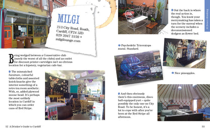 A Drinker's Guide to Cardiff Oliver Hurley photographs by Phil Jones published by Graffeg Milgi