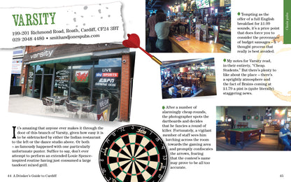 A Drinker's Guide to Cardiff Oliver Hurley photographs by Phil Jones published by Graffeg Varsity