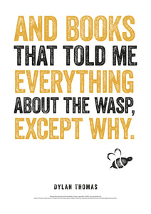 Books That Told Me Everything Dylan Thomas Poster