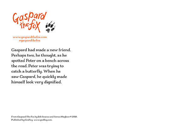 Gaspard the Fox Postcard Pack