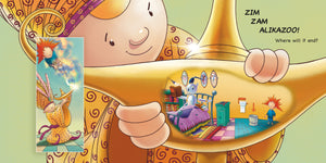 Rita wants a Genie by Máire Zepf and Andrew Whitson, published by Graffeg picture book page