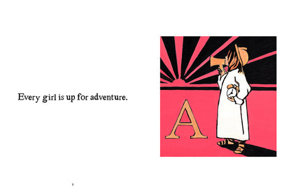 Every Girl's Alphabet Kate Bingham Luke Martineau published by Graffeg