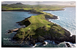 Golf Wales by John Hopkins and Colin Pressdee, published by Graffeg. Nefyn
