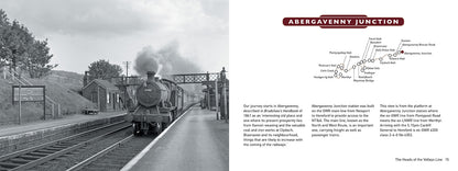 Lost Lines of Wales: The Heads of the Valleys by Geoffrey Lloyd, published by Graffeg. Abergavenny Junction