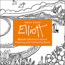 Load image into Gallery viewer, Helen Elliott Beach Life Colouring Book, published by Graffeg
