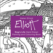 Load image into Gallery viewer, Helen Elliott Dog&#39;s Life Colouring Book, published by Graffeg
