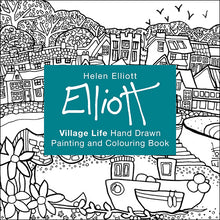 Load image into Gallery viewer, Helen Elliott Village Life Colouring Book, published by Graffeg
