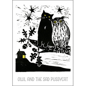 Owl and the Sad Pussycat - Jo Cox Poster