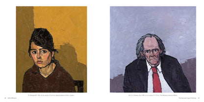 sir kyffin williams painting book prints postcards welsh art 'German Girl' 1964 & 'R.S. Thomas' circa 1980