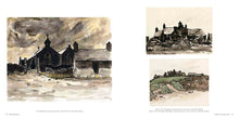 Load image into Gallery viewer, sir kyffin williams painting book prints postcards welsh art &#39;Aberffraw&#39;, &#39;Trescastell&#39; and &#39;Trescastell, Cable Bay&#39;
