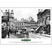 Load image into Gallery viewer, Lost Tramways of Wales Poster - Commercial Street, Newport
